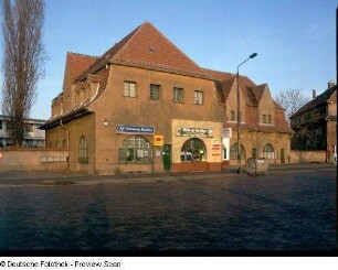 Dresden-Friedrichstadt, Schlachthofring 2. Ladengebäude (1906/1910, H. J. Erlwein)
