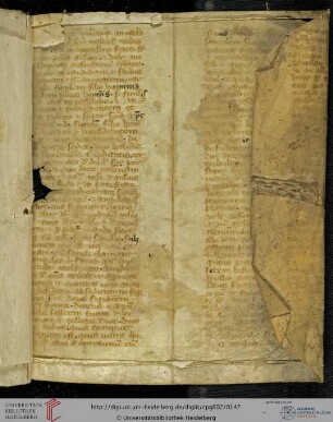 Fragment: Theologischer Text u.a. zur Taufe u. Sprüche