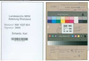 Entnazifizierung Karl Schieritz , geb. 17.05.1909 (Polizeibeamter)