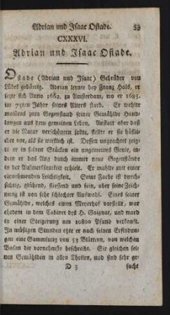 CXXXVI. Adrian und Isaac Ostade