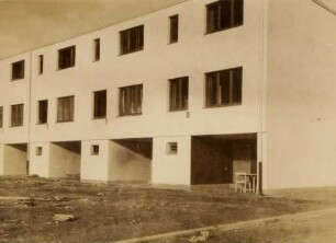 Eröffnung der Dammerstocksiedlung. Häuserzeile