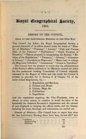 The journal of the Royal Geographical Society : JRGS. 34. 1864
