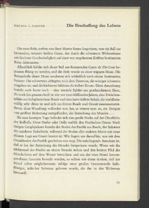 Die Erschaffung des Lebens