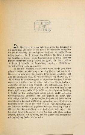 Leitfaden der analytischen Geometrie