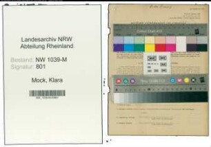 Entnazifizierung Klara Mock , geb. 02.10.1921 (Geschaeftsfuehrerin)