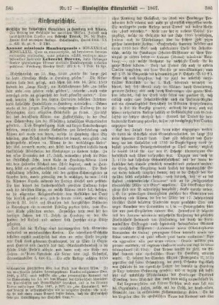 585-589 Kirchengeschichte