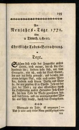 155-170, Am Neujahrs-Tage 1771