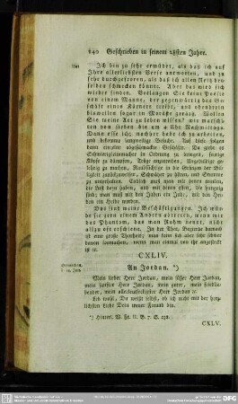 [Geschrieben in seinem 29sten Jahre]
