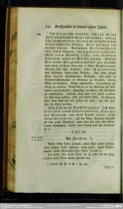[Geschrieben in seinem 29sten Jahre]