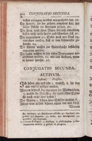 Conjugatio secunda.