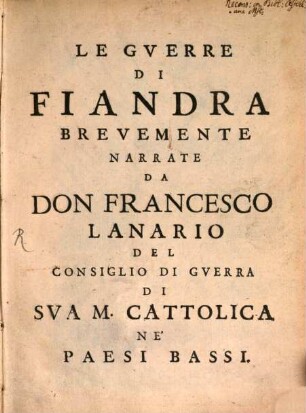 Le guerre di Fiandra