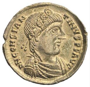 Fundmünze, Solidus, 407 - 408 n. Chr.