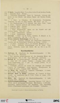 Kunsthandbücher (Nr. 712-721)