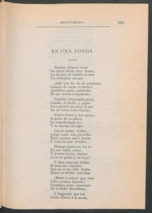 En una fonda