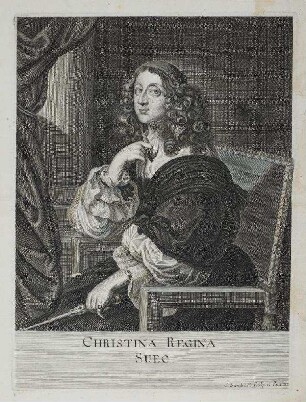 Bildnis von Christine (1626-1689), Königin von Schweden