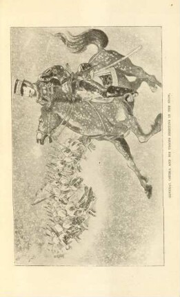 General Oshima and his troops fighting in the snow