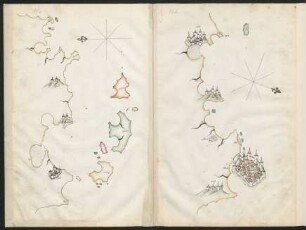 Illustration: f. 14c-14d Iles d'Hyères und Melilla