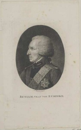 Bildnis des Beniam. von Rumford