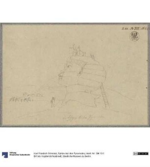 Sphinx bei den Pyramiden