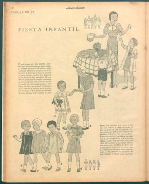 Fiesta infantil [Dibujos] : Para la mujer