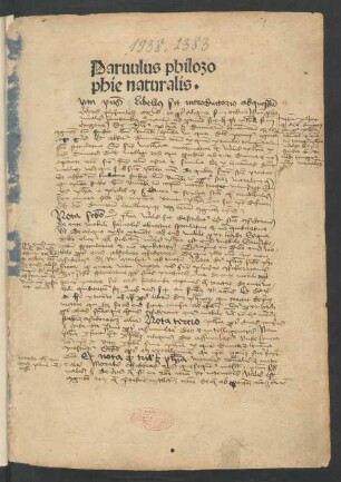 Parvulus philosophiae naturalis