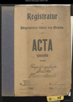Wegeklagesache Brahm, Kloeckner-Mannstaedt-Werke