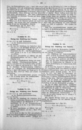 In nicht öffentlicher Sitzung (164,165,166), 24. Mai 1911