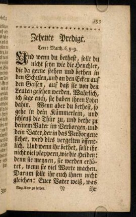 193-200, Text; Eingang