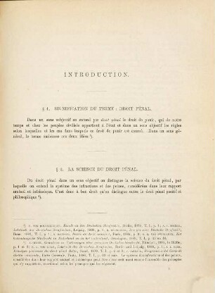 Esquisse du droit pénal actuel dans les Pays-Bas et à l'Etranger, I