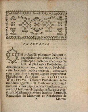 D. Ioannis Ulrici L. B. de Cramer ... Specimen novum iuris naturalis de aequitate in probabilibus : exemplo emtionis spei illustrata, notatis simul differentiis illius iuris a iure communi civili