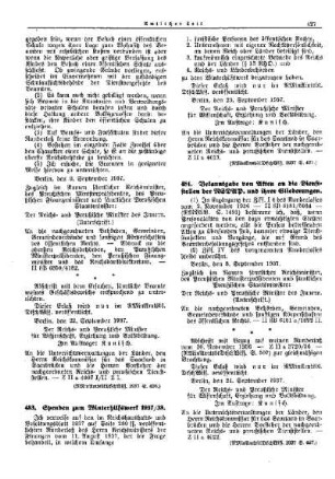 Bekanntgabe von Alten an die Dienststellen der NSDAP. und ihrer Gliederungen : [Allgemeine Verwaltungssachen] ; [Für das Reich] ; [Amtliche Erlasse] ; [Amtlicher Teil]