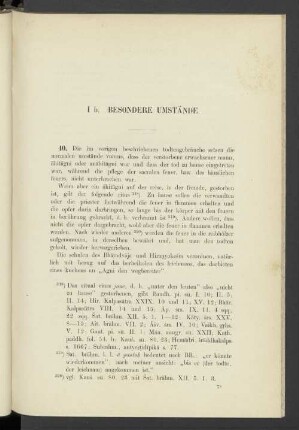 I b. Besondere Umstände