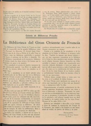 Galería de bibliotecas privadas : La Biblioteca del Gran Oriente de Francia