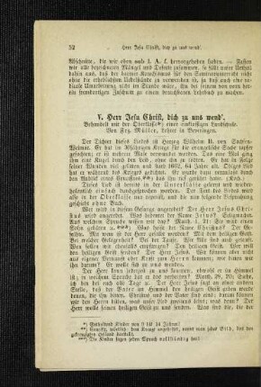 Herr Jesu Christ, dich zu uns wend' : behandelt mit der Oberklasse einer einklassigen Landschule