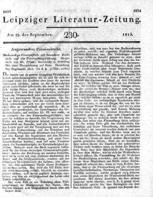 1815-09-22 : 230. Stück