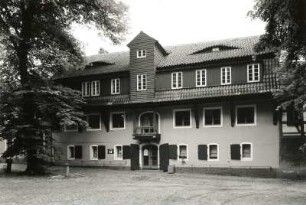 Cottbus, Klosterplatz 3. Jugendherberge. Straßenansicht
