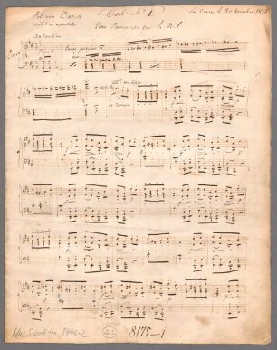 Les Brises d'Orient. 1, Klavier - BSB Mus.Schott.Ha 8446-2