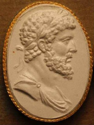 Profilbildnis des Publius Helvius Pertinax (Daktyliothek, Das Alterthum nach Lippert und Visconti)