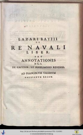 Lazarus Bayfius: De re Navali Liber…