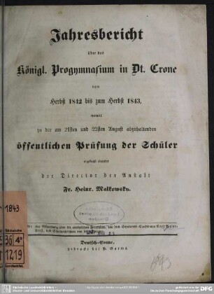 Abhandlung über die analytischen Facultäten