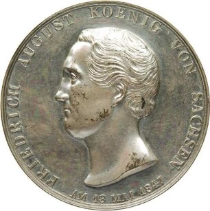 König Friedrich August II. - 50. Geburtstag