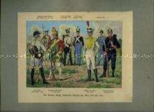 Sächsische Infanteristen 1740-1870.