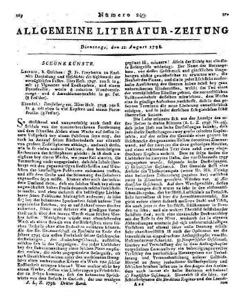 Racknitz, J. F.: Darstellung und Geschichte des Geschmacks der vorzüglichsten Völker. H. 2-3. Leipzig: Göschen 1797-98