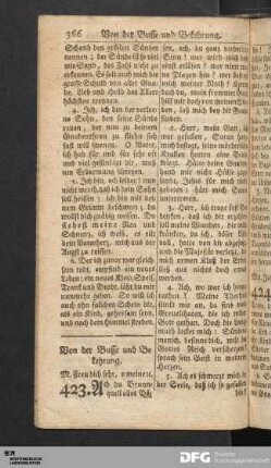 Von der Busse und Bekehrung.