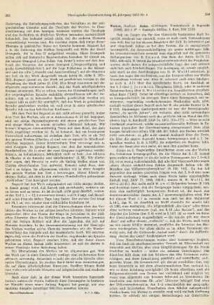 264-265 [Rezension] Werner, Herbert, Amos