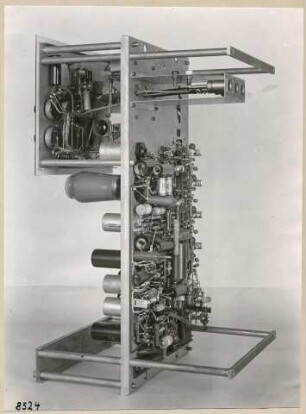 Einschub Impulszentrale, Seitenansicht; Foto, 1953