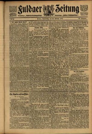 Ausgabe vom Donnerstag, den 22. Februar 1906.