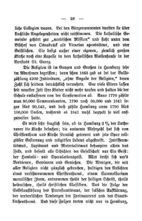 Religion und Sittlichkeit in Hamburg