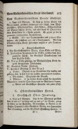 G. Oberrheinischer Kreis.