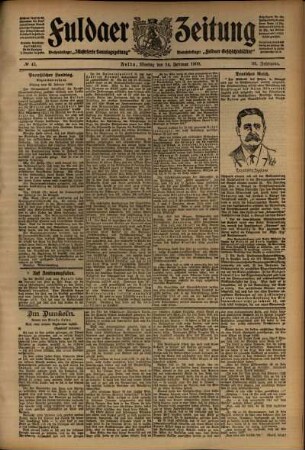 Ausgabe vom Montag, den 24. Februar 1908.